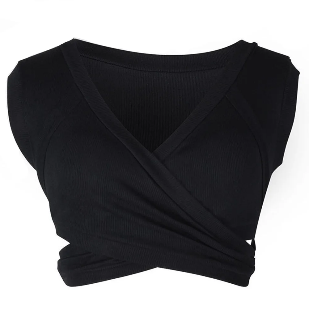 2019 летний женский сексуальный бюстье укороченный топ Холтер майка Харадзюку