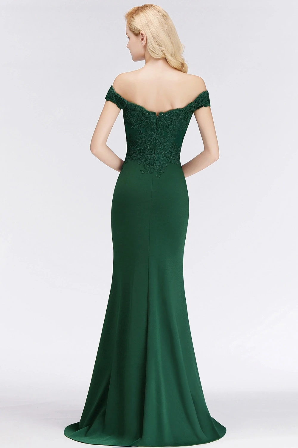 Customized Sexy Off the Shoulder Mermaid Appliques Evening Dresses Lace Long Prom Formal Party Gowns Vestido De Festa | Свадьбы и