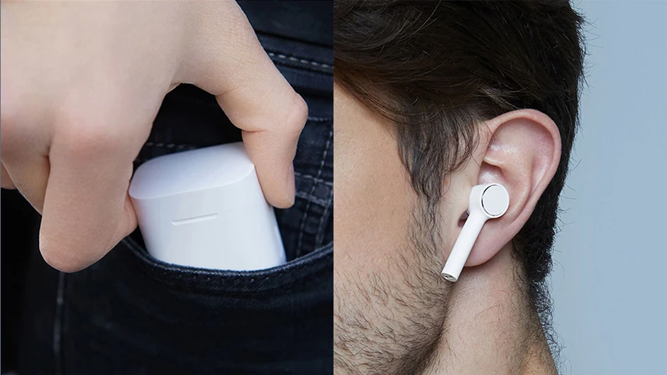 Xiaomi mi Airdots pro Air TWS Bluetooth гарнитура истинные беспроводные стерео спортивные наушники ANC переключатель ENC автоматическая пауза управление Touch mi 9
