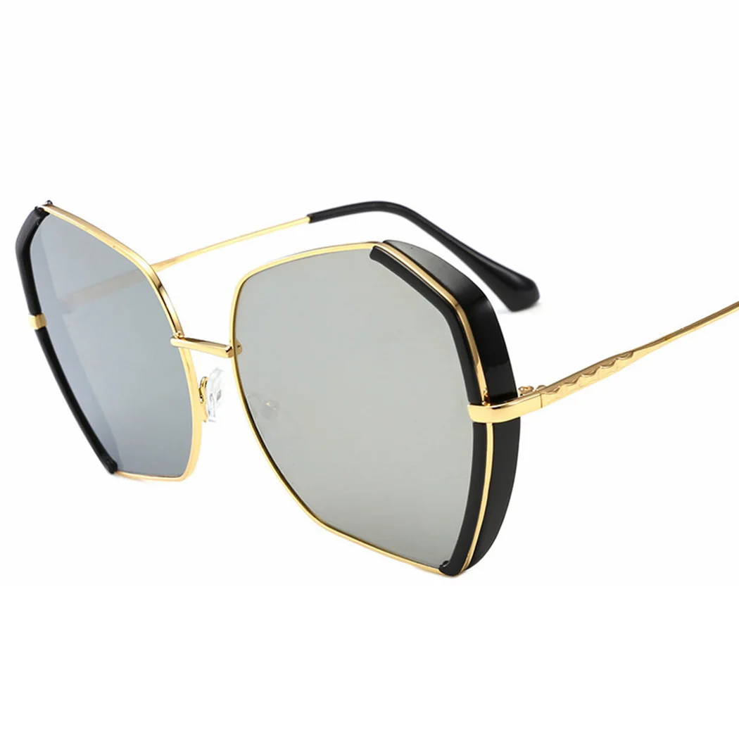 Luxury Polygonal Large Frame Sunglasses Women/Men Designer Travel Sun Glasses For Women Classic Retro Outdoor Eyewear W5 | Аксессуары