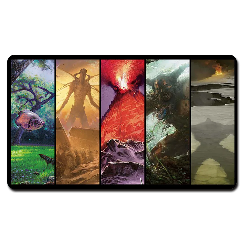 Five Swords Art Playmat) Настольные игры playmats, Магическая карточка, игровой коврик, индивидуальный дизайн с БЕСПЛАТНОЙ ПОДАРОЧНОЙ сумкой - Цвет: titan shift
