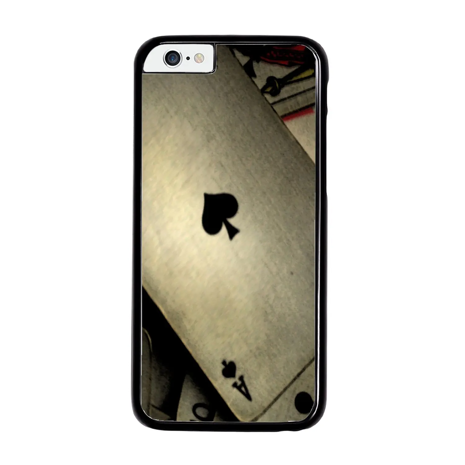 Бесплатная Доставка Роскошные Тпу Pc Защитная Крышка Карты Игры Чехол Для Iphone