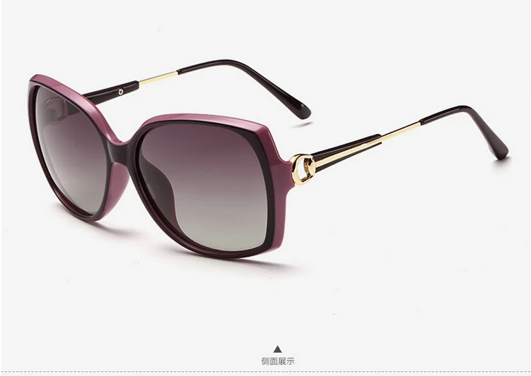 FEISHINI 2114, защита от усталости, UV400, безопасные солнцезащитные очки, женские,, сексуальные, Бабочка, солнцезащитные очки, женские, поляризационные, винтажные, роскошные - Цвет линз: WPGJ009 Purple