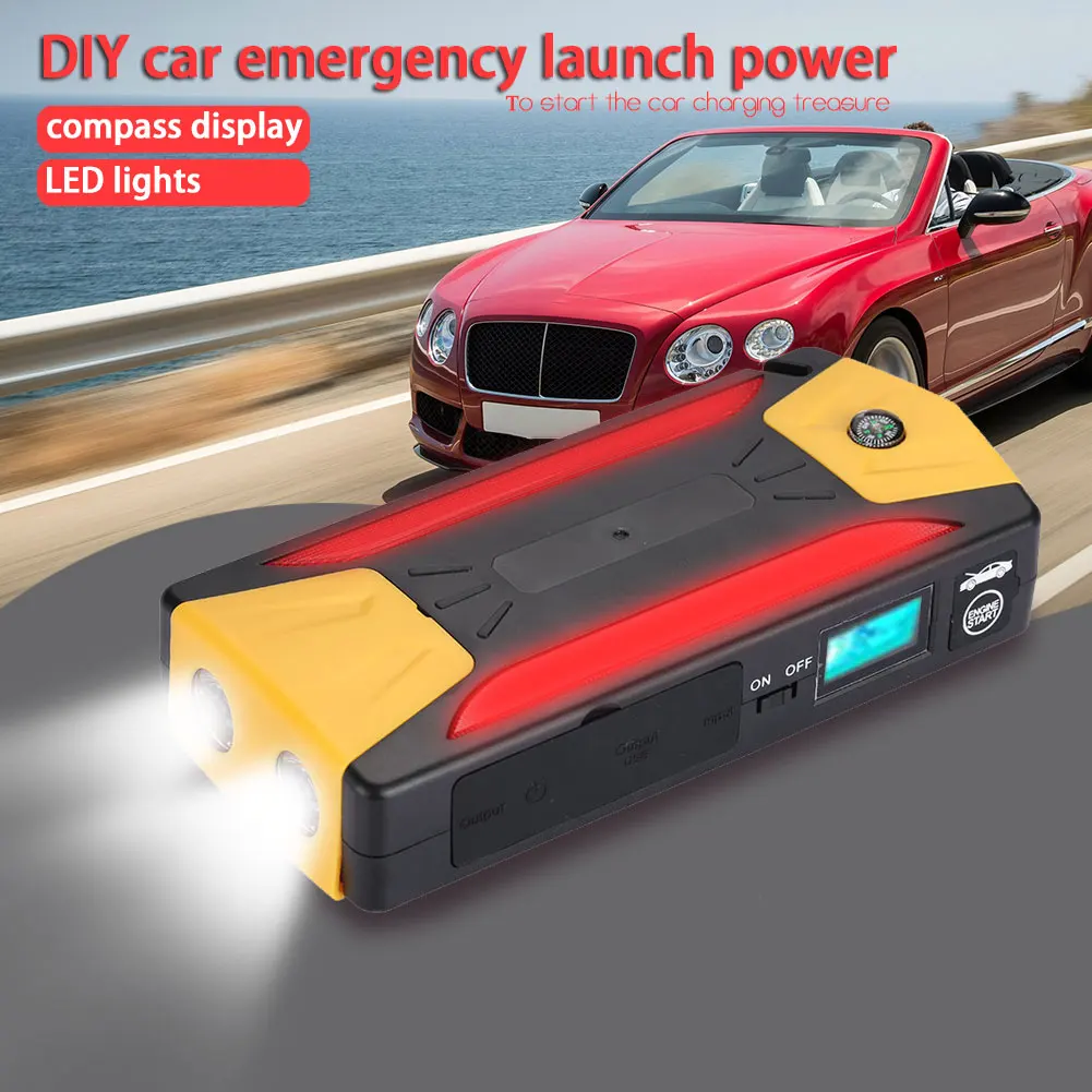 Vehemo 4USB с светодиодный светильник Multi-Функция Портативный DIY Батарея Зарядное устройство автомобиля высокого Ёмкость Мощность банк Чехол для мобильного телефона