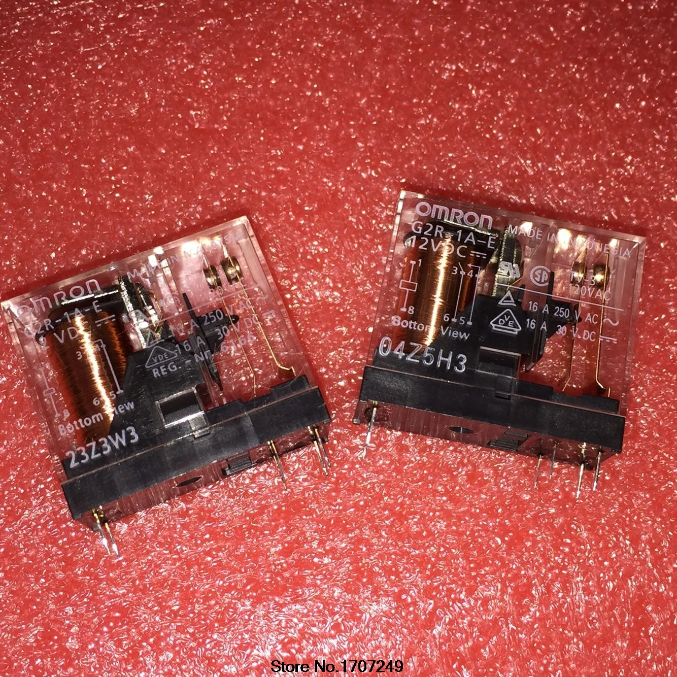 Бесплатная доставка 5 шт. новое оригинальное реле мощности Omron 12 в пост. Тока 16 А 6pin