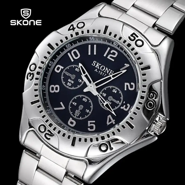 Hot Sale 2014 Men Watches Casual Sports Watch Business Workplace Big Number Alloy Quartz WristWatch | Наручные часы