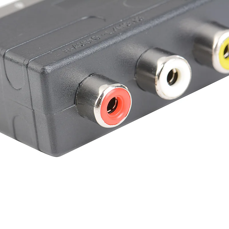 RGB штекер scart для 3RCA RCA Женский AV адаптер Вход PS4/WII DVD VCR AKKA243535 scart|Кабели| |