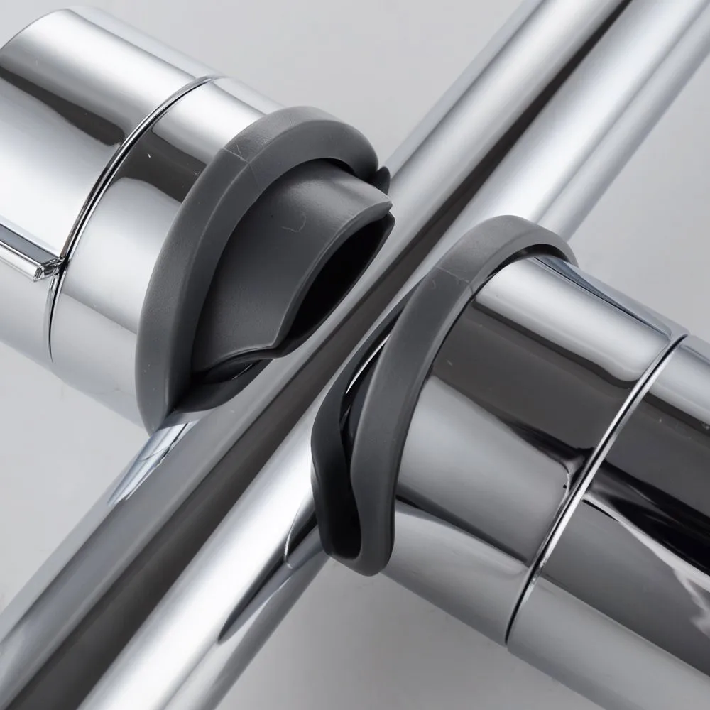 Сменный кронштейн для ручного душа ABS ванной комнаты регулируемый хромированный