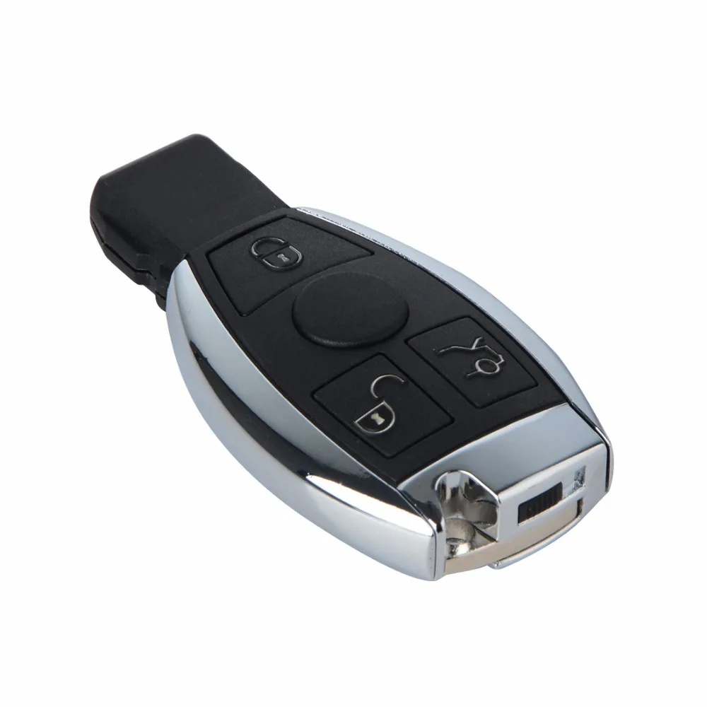 3 Botones remoto Llaves para coches Conchas reemplazo clave Mercedes Benz Ano 2000 + NEC y BGA control 433 MHz|Ключ от авто| |