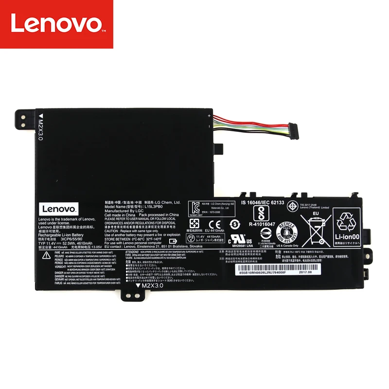 Lenovo L15L3PB0 Аккумулятор для ноутбука Flex 3 1470 1570 Flex 4 1470 Yoga 500 500-15 ISK Edge 2-1580