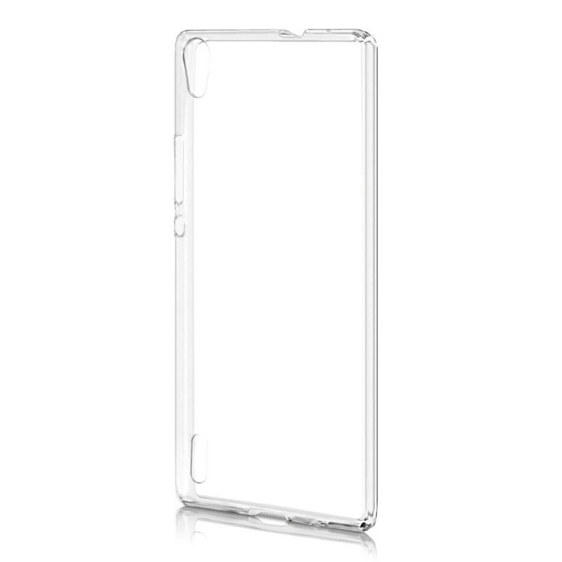 Чехол для huawei Ascend P7 TPU Силиконовый прочный прозрачный мягкий чехол двойная SIM