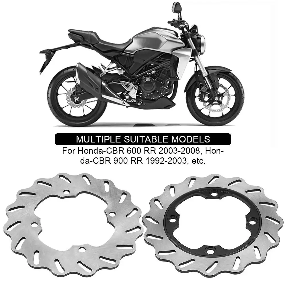 Сталь сзади CBR600 тормозного диска ротора для Honda CBR600 1991-2006 крышки тормозного суппорта крышка Сталь автомобильные аксессуары