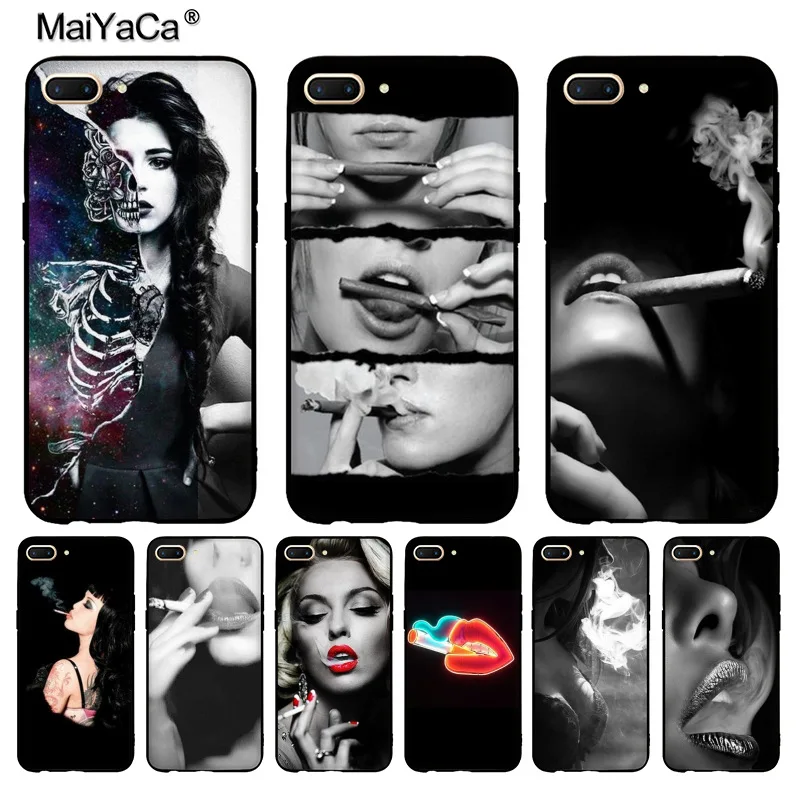 MaiYaCa Соблазнительная девушка сигареты курение классические аксессуары для