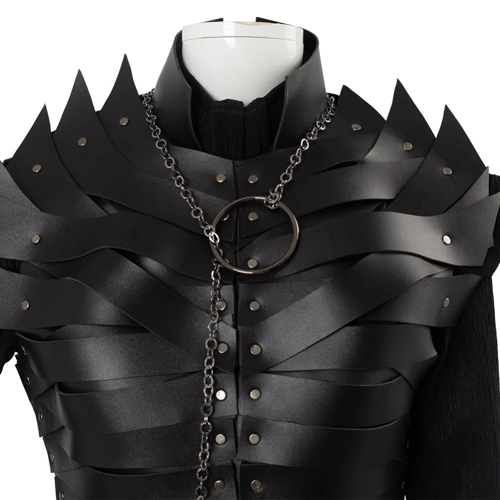 Game of Thrones Season 8 Cosplay Sansa Stark Cosplay Costume Dress Leather Armor Outfit Halloween Costumes