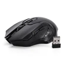 USB оптическая беспроводная игровая мышь 6 клавиш 2 4 ГГц 3200DPI|Мыши|