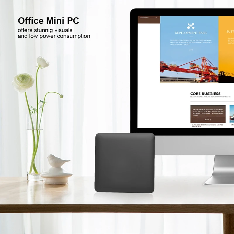 Мини ПК Intel Atom Z8350 1,92 ГГц 2 Гб ОЗУ 32 Гб ПЗУ Windows 10 Bluetooth 4,0 4K 5,8 ггц Wifi 1000 м Lan Win10 Smart Tv Box
