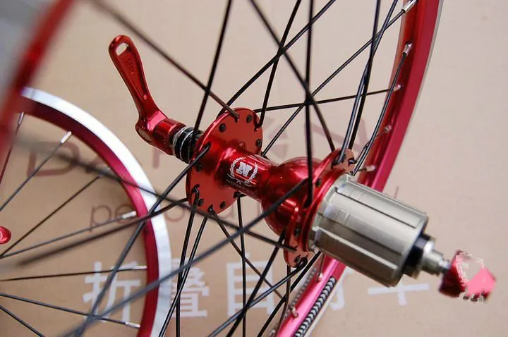 

Lightweight Litepro 16inch Folding Bike Wheelset BMX Wheels with Novatec Hubs Bike Parts