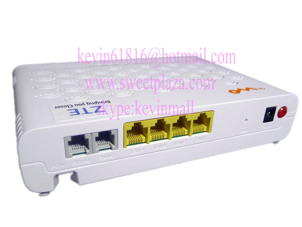 Z T E GPON терминал ZXHN F617 FTTO или FTTH ONT с 4 портами ethernet и 2 голосовыми такие же функции