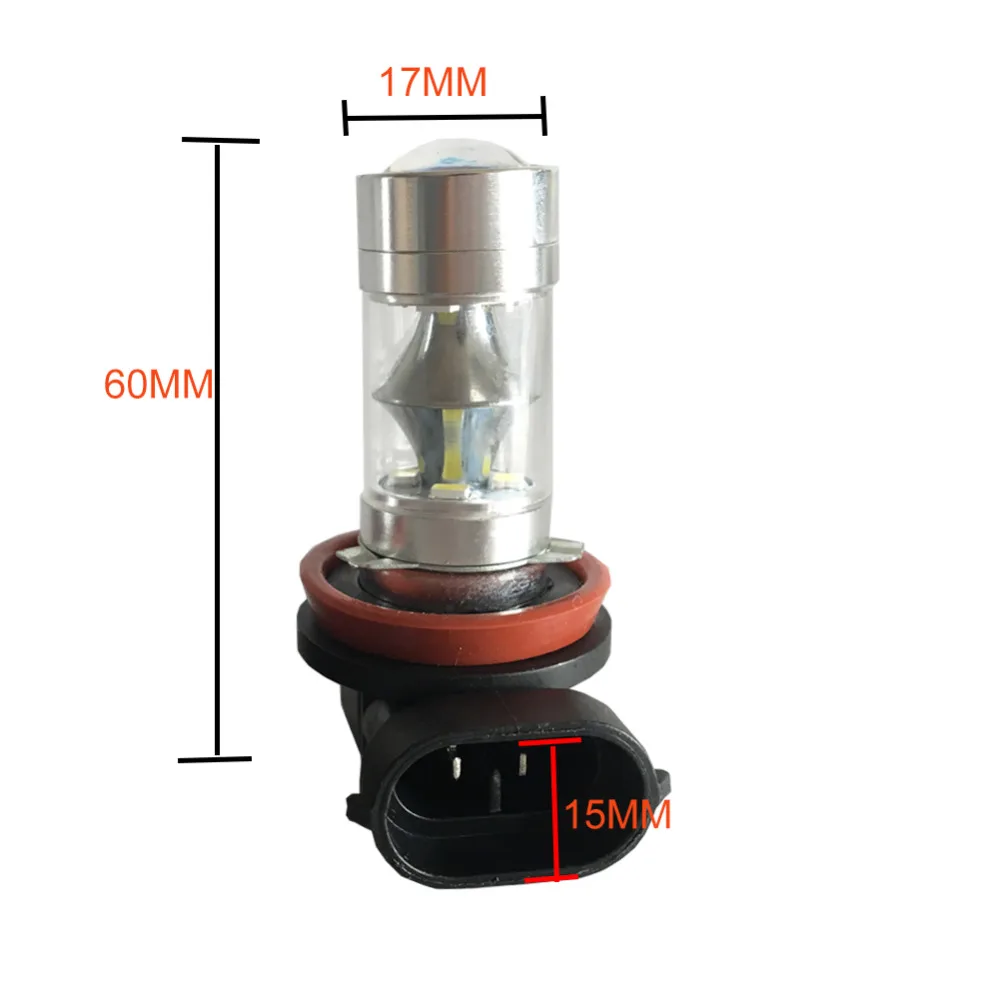 a pair 750LM 60W H8 H9 H11 LED Car fog Lights Driving Bulbs Light Lamps 12V 6000K white | Автомобили и мотоциклы