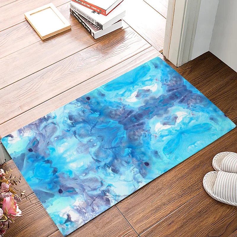 Синий мраморный узор грязеотталкивающая грязь набор аксессуаров для ботинок