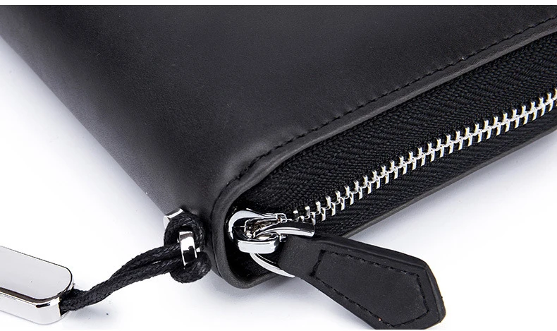 SOUTH GOOSE Fashion Leather Wallets Men RFID Anti Theft Business Long Clutch Wallets Women Large Capacity Travel Passport Purse
