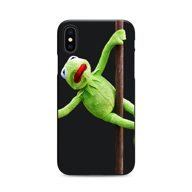 Черный чехол для телефона kermit с изображением лягушки для iPhone X, XR, XS, MAX, 6, 7, 8 plus, 5, 5S, 6s, se, для Apple 10, лучший дизайн, корпус - Цвет: 5448