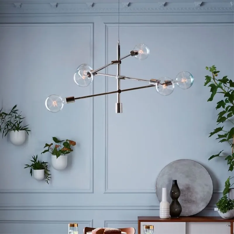 

2018 New Geometrical Simplicity Art Kitchen Pendant Light Nordic Creative Desinger Hanging Light Loft Edison Bulbs Lights