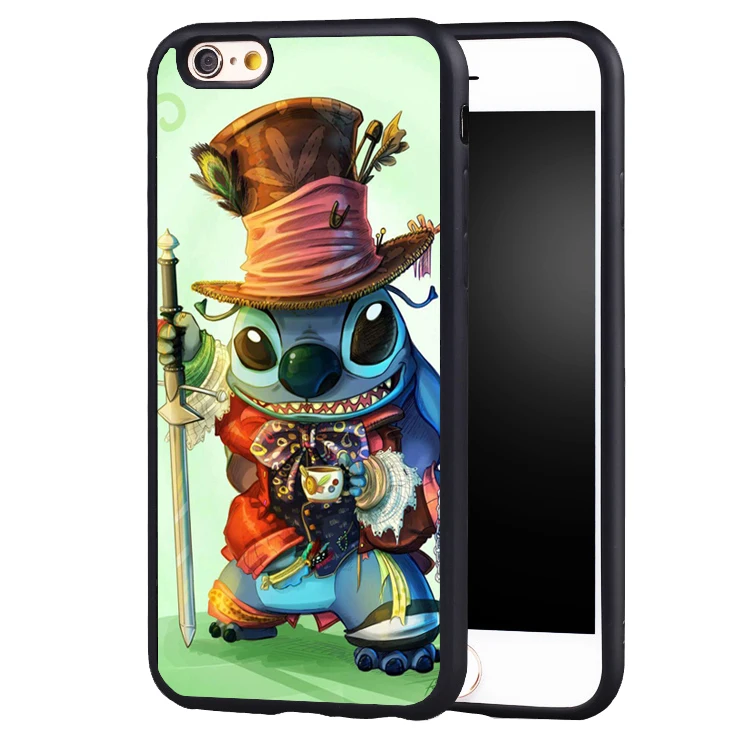 Мультфильм Лило стежка Мягкие резиновые задняя крышка для iPhone 5 5C 5S SE 6 плюс S 7 |