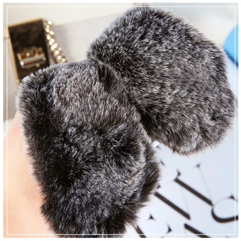 Rabbit Hair Case For Samsung A3 A5 A7 J3 J5 J7 2016 2017 Fluffy Fur Soft Galaxy S8 S9 Plus Note 9 8 |