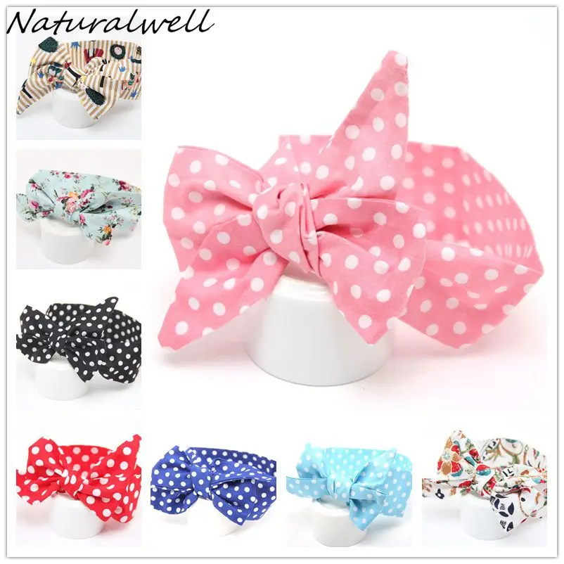 

Naturalwell Baby head wrap Paisley Headwrap Child head bow toddler double wrapped top knot turban headband Photo Prop HB550