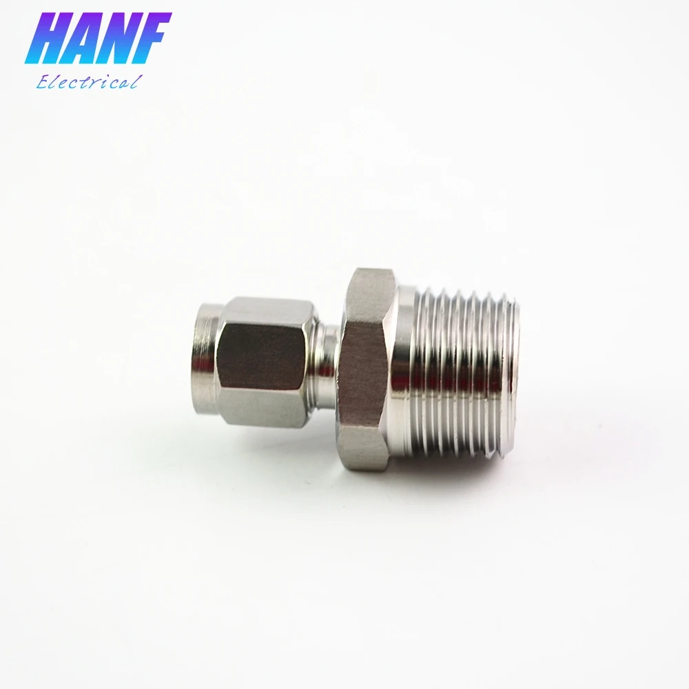 1 шт. SS304 трубные фитинги BSP 1/2 &quotнаружная резьба x 6 мм OD экстремальное прямое