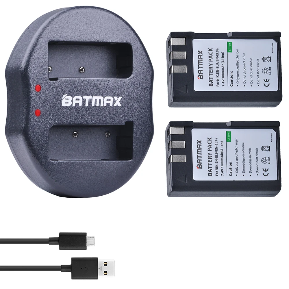 2 шт. 1800 мАч|en el9|en el9acamera battery |