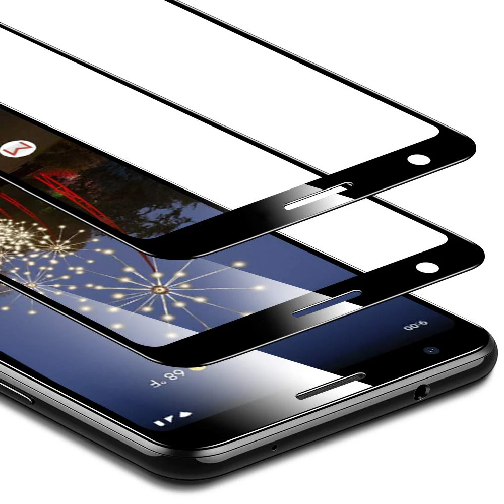 2 упаковки для Google Pixel 3a XL закаленное стекло 9H Взрывозащищенная защитная пленка
