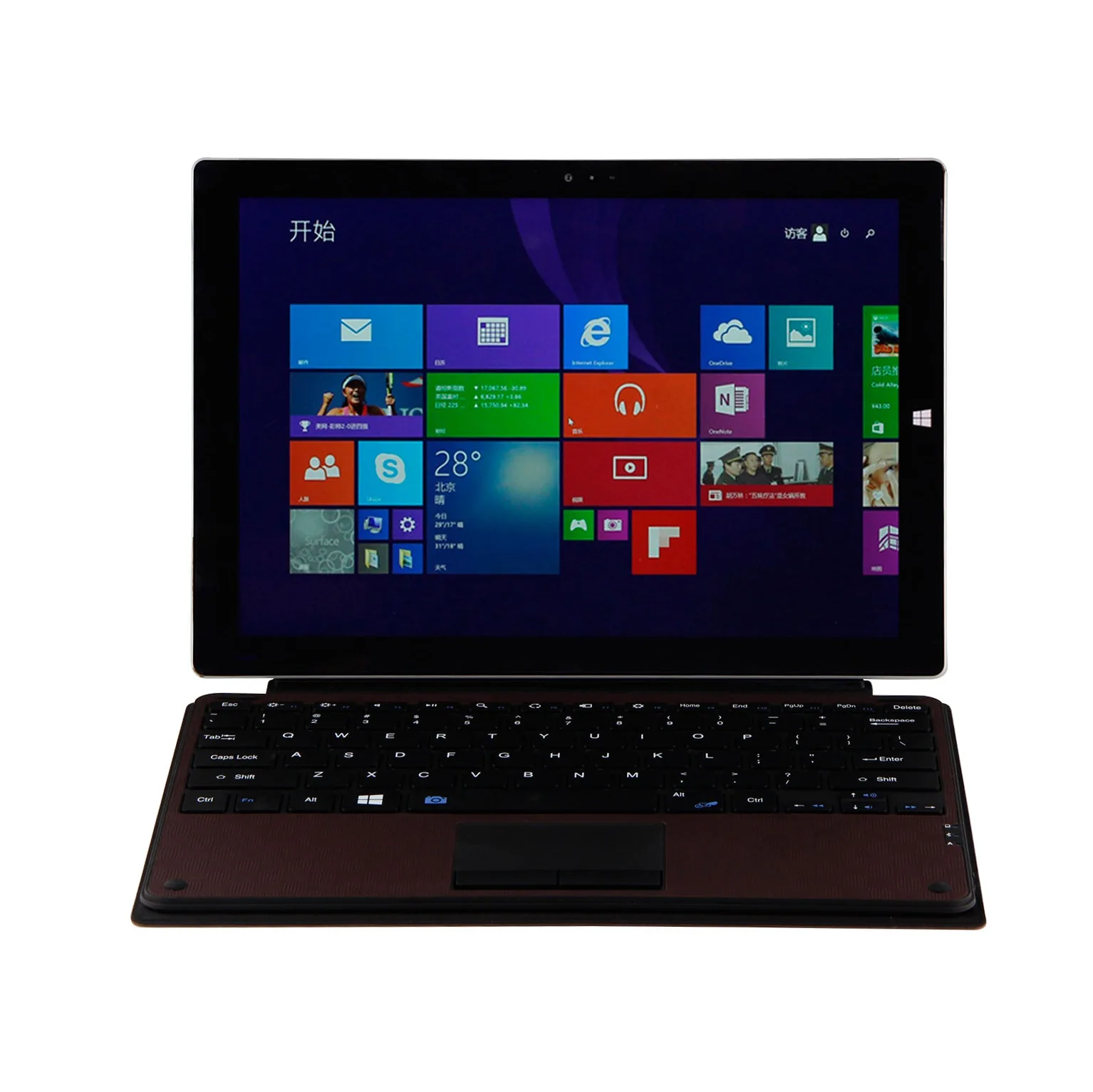 Коричневый Для microsoft Surface Pro 6/Pro5, беспроводной Bluetooth чехол-клавиатура для Surface Pro 3 4, чехол-подставка для планшета, чехол+ стилус - Цвет: Коричневый