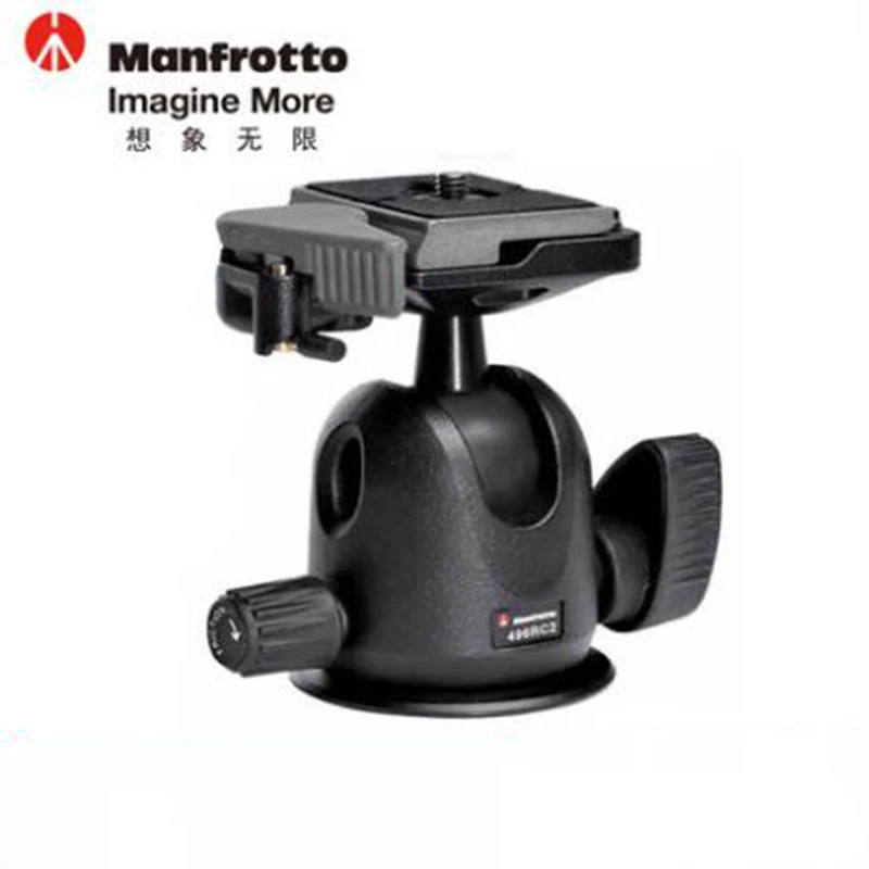 Manfrotto 496rc2 Алюминий компактный Шаровые штативные головки с RC2 Quick Release Plate
