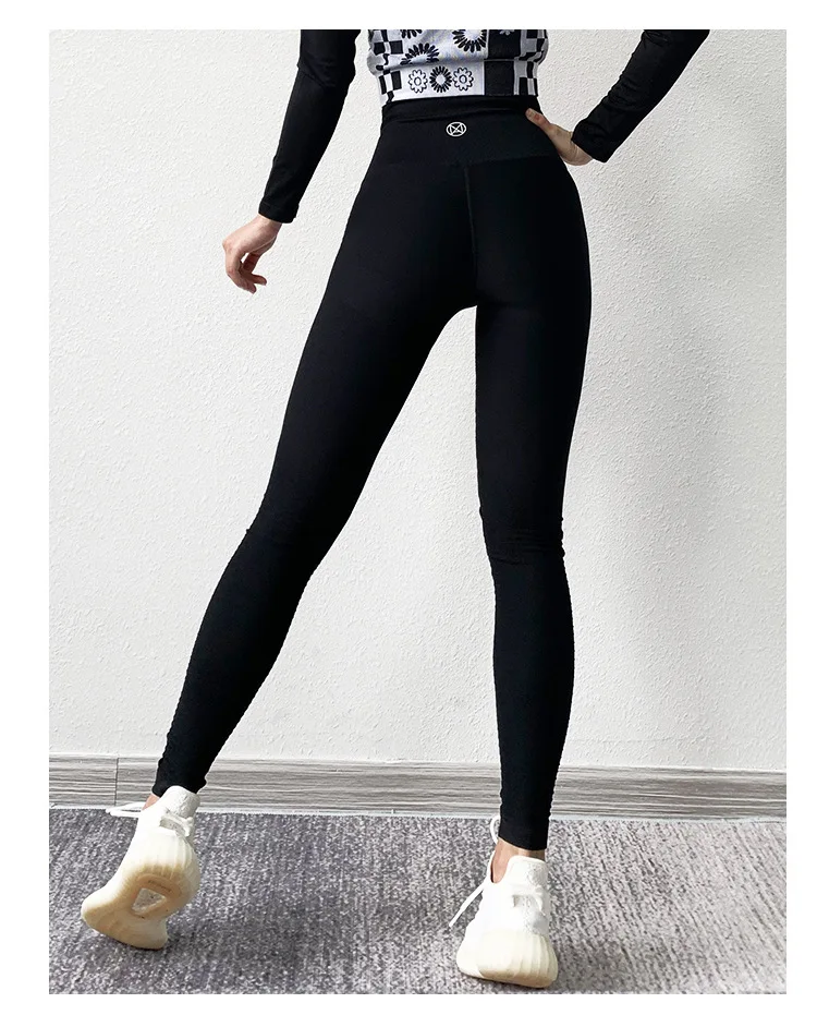 High Waist Sports Leggings Tummy Control Yoga Pant Fitness Clothes Outdoor Quick-drying Tight Running Trousers Women Hip Lifting