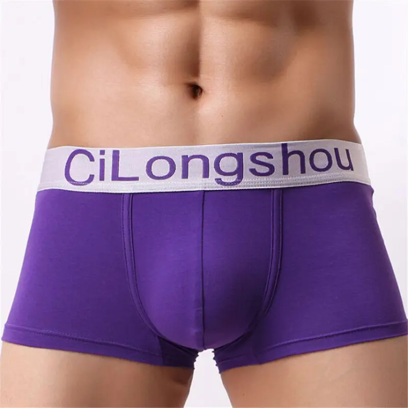 7 Colors Men's Underwear Fashion Boxers Breathable Cotton Summer Boxer Men M L XL XXL Youth Boys Panties Underpants | Мужская одежда