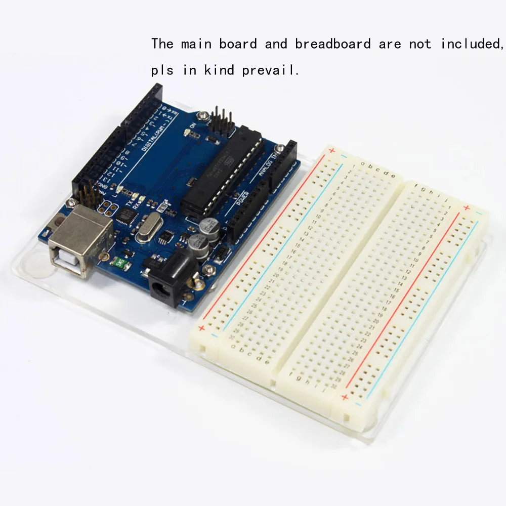 Акриловая экспериментальная платформа Базовая пластина для Arduino UNO R3 фиксации