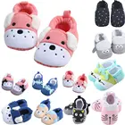 Детские ботинки PUDCOCO, мягкая нескользящая обувь с милыми мультяшными животными, для мальчиков и девочек, 3-11 месяцев