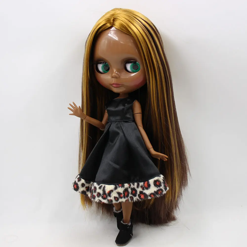Ледяной DBS Blyth кукольные нет. BL0635/0222 золотой микс каштановые волосы шарнирное тело