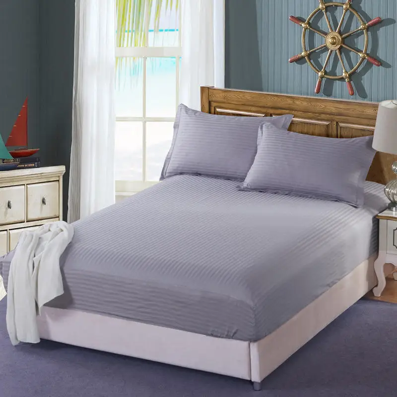 Двухслойная кровать королевского размера 100% хлопок простыня резиновая