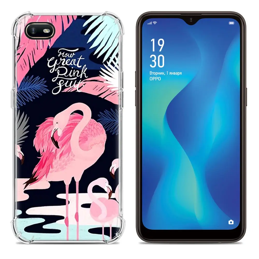 6 Стильный чехол для телефона с рисунком для OPPO A1K, 6,1 дюймов, цветной рисунок, ТПУ, силиконовая задняя крышка, милый мультяшный дизайн, мягкий чехол - Цвет: 6
