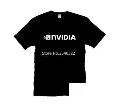 IT geek компьютерная графика логотип NVIDIA футболка с короткими рукавами Новая