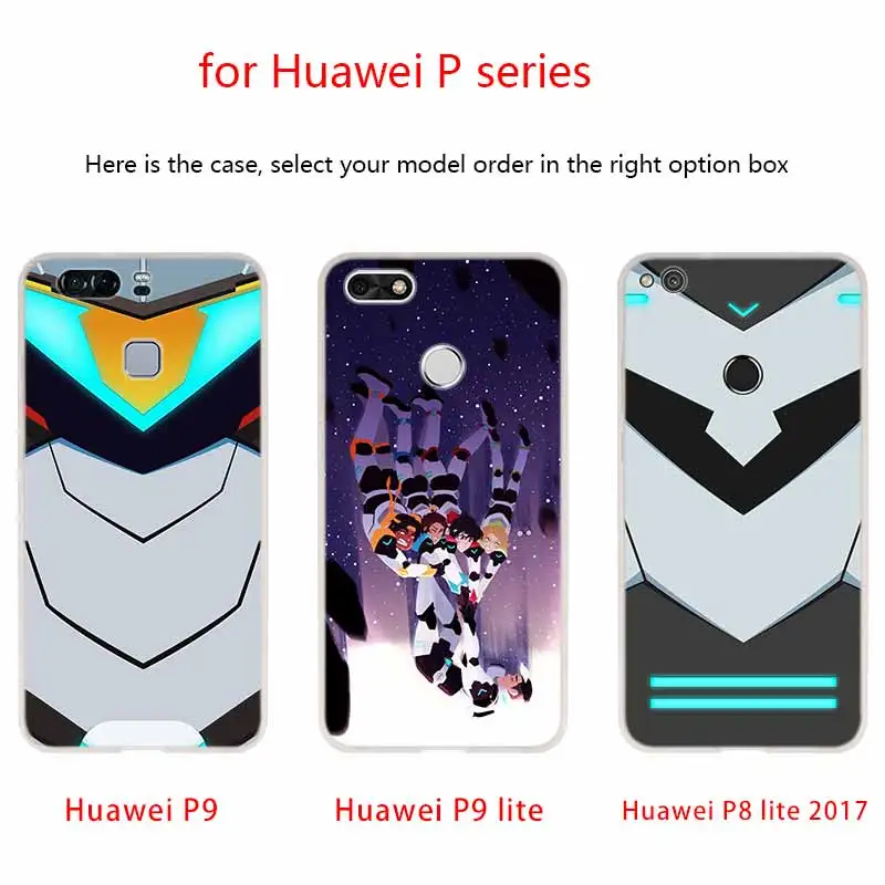 Мягкий чехол для Huawei P40 P30 P20 Pro P10 Lite e Plus P Samrt Z 2020 2019 Voltron Legendary Defender|Бамперы| |