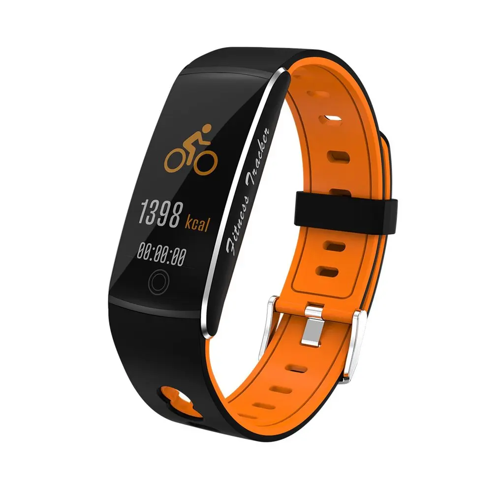 F10 Смарт часы сердечного ритма калорий Водонепроницаемый Браслет Будильник