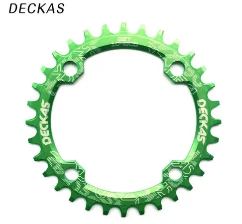 Deckas 32/34/36/38 T Круглый горный Bcd104 велосипеда chianring шатунный палец для 9 S 10 S 11