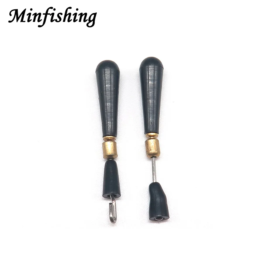 Minfishing 50 шт. рыболовный поворотный Поплавковый соединитель резиновый вращающийся