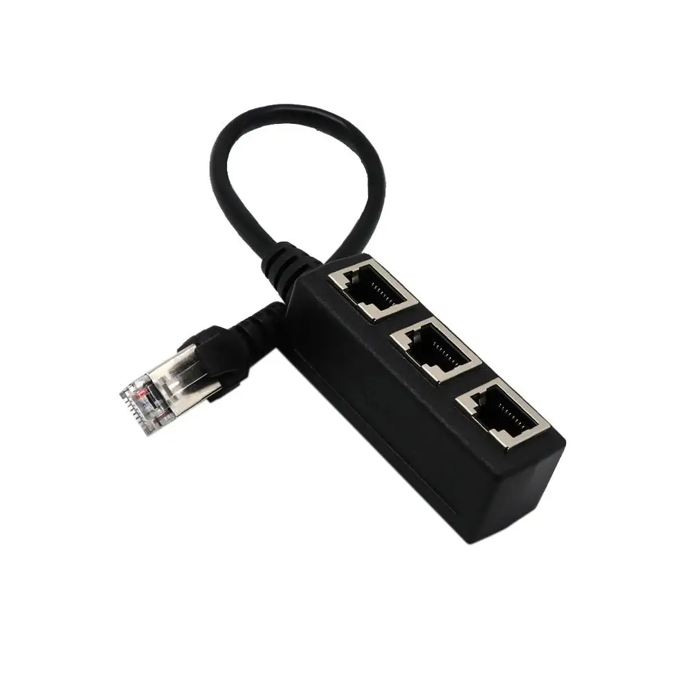 2018 LAN Ethernet сетевой RJ45 Plug разветвитель Extender адаптер компьютерный кабель Разъем