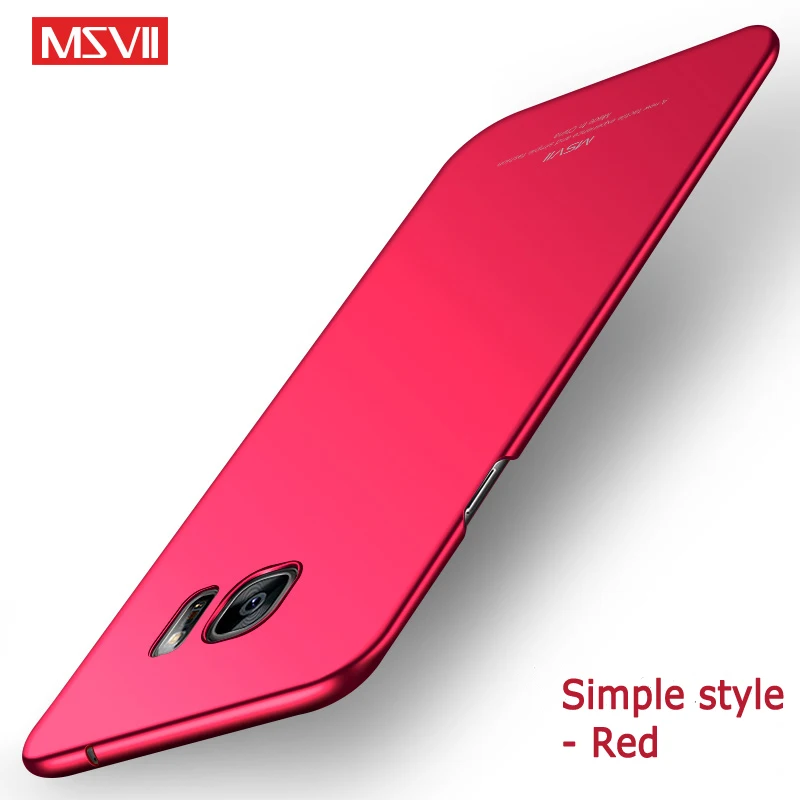 Чехол для Samsung Galaxy S6 Edge матовый чехол Msvii Жесткий из поликарбоната S 6 чехлы|cover for