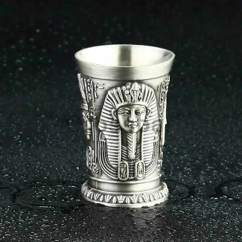 Новинка высококачественный металлический коктейльный стакан цвета шампанского